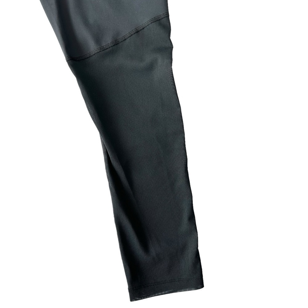 NIKE WOMENS DRI-FIT BLACK MID-RISE 7/8 MESH-PANELLED LEGGINGS IN SIZE US S - Picture 9 of 16